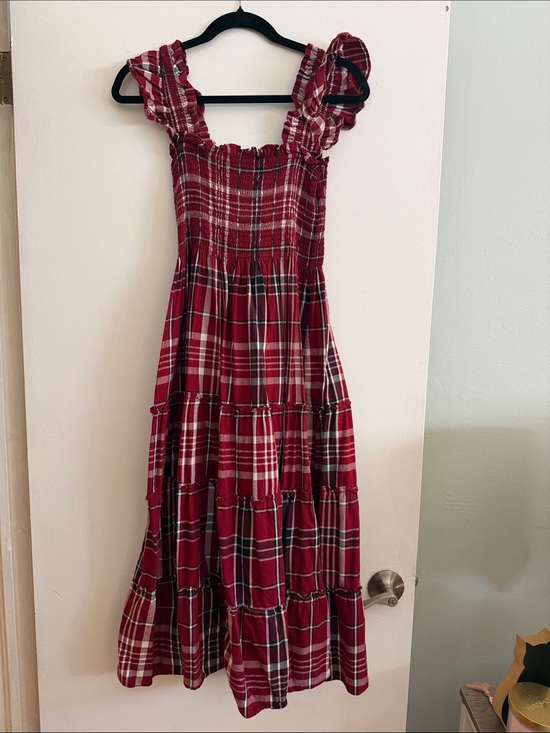 Hill House Dresses & Skirts - Hill House Ellie Nap Dress in Red, Black, and White Plaid